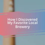 How I Discovered My Favorite Local Brewery