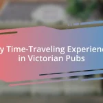 My Time-Traveling Experience in Victorian Pubs