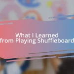 What I Learned from Playing Shuffleboard