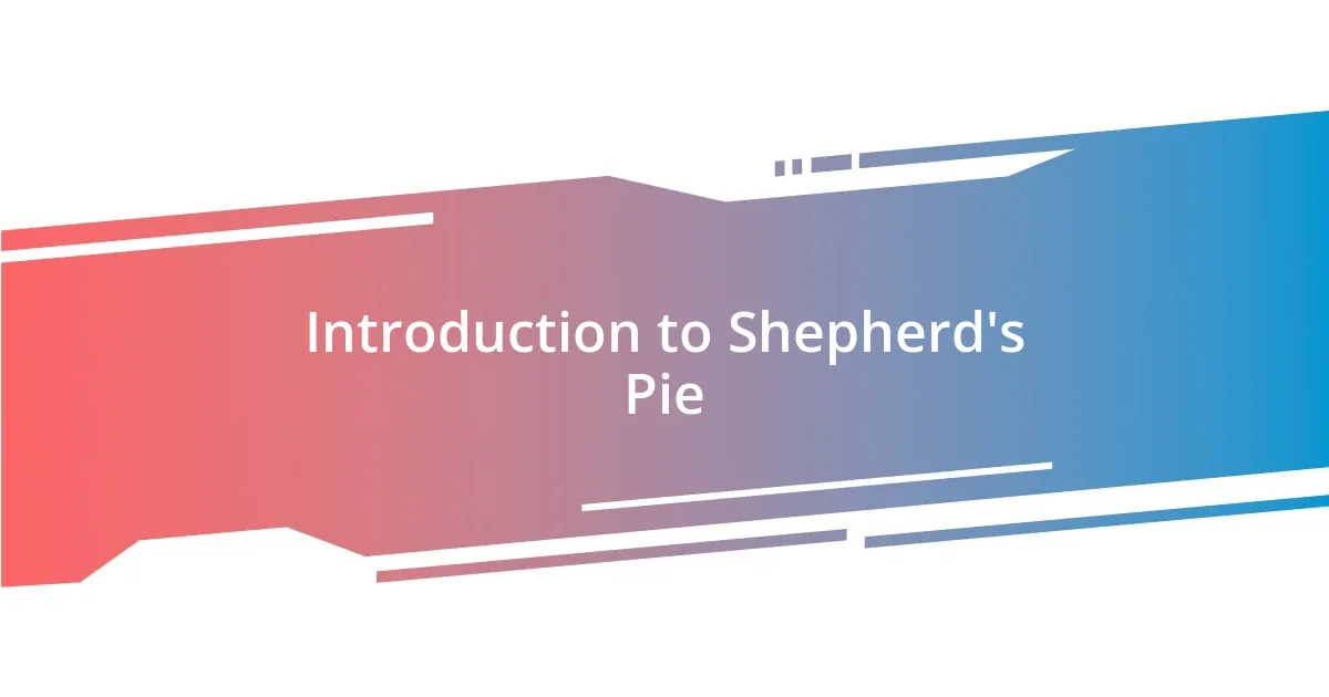 Introduction to Shepherd